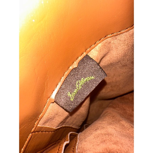 Sam Edelman Penny Whiskey Brown Leather Riding Boots Back Zip Womens 8M 39 - Picture 3 of 9